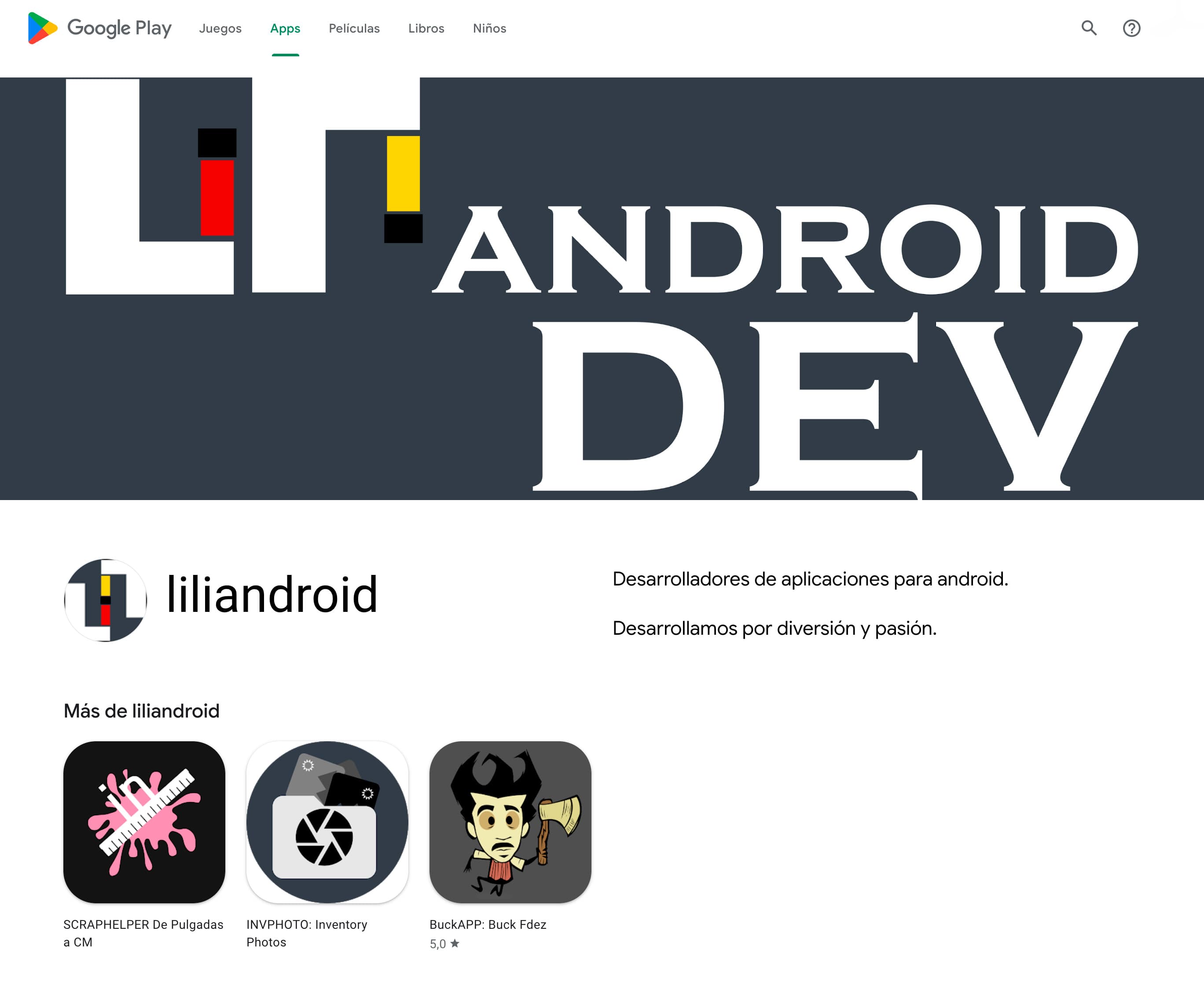 Apps de liliandroid en Google Play